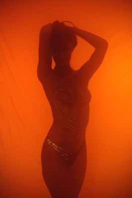 Nude Studio Portrait Photo